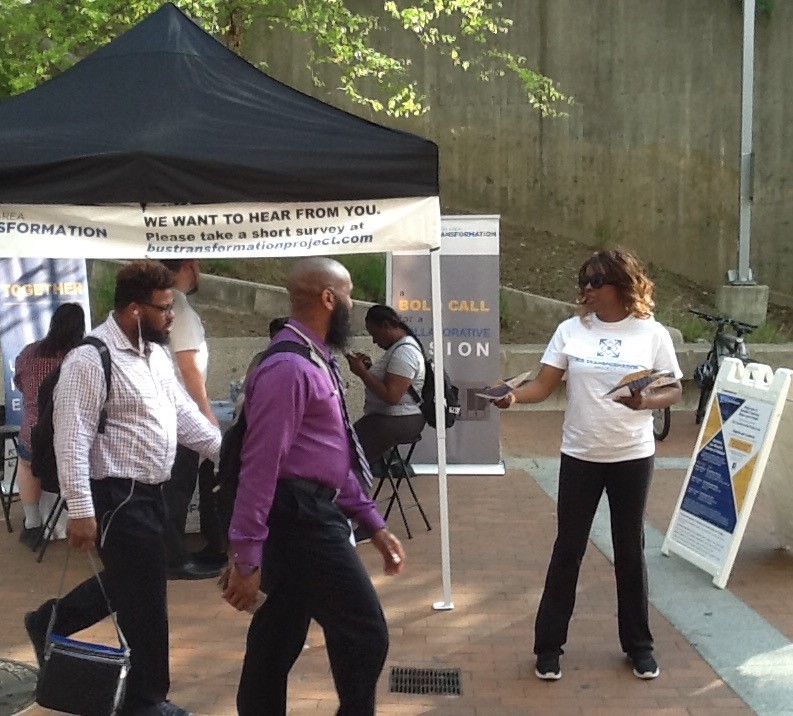 Silver Spring Paul S. Sarbanes Transit Center event booth